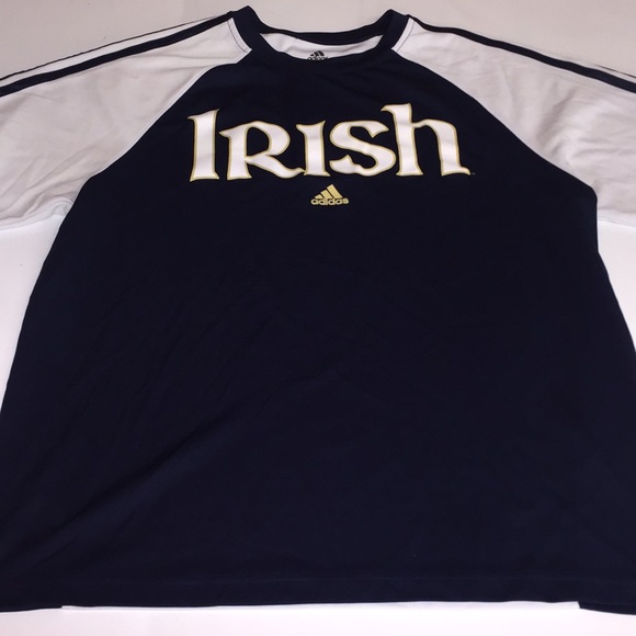 men’s Irish Adidas t-shirt size medium navy/white - Picture 1 of 5